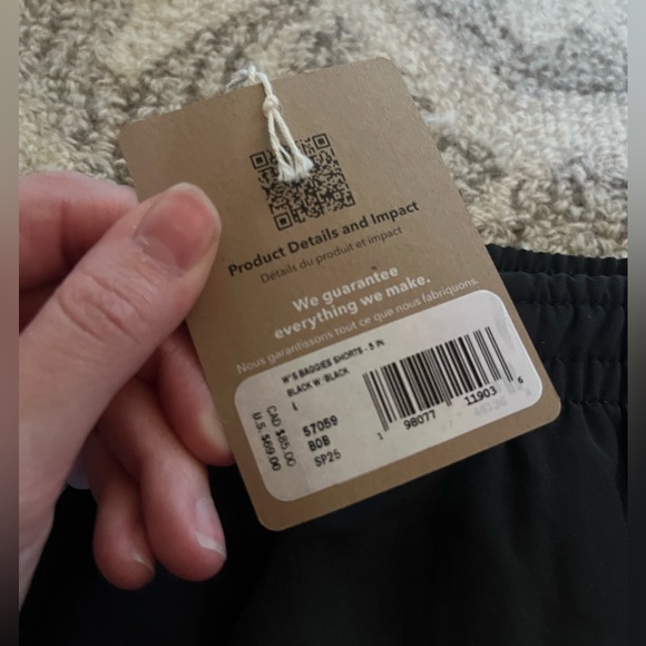 Patagonia • 5" Baggies Shorts Womens Size - Picture 5 of 5